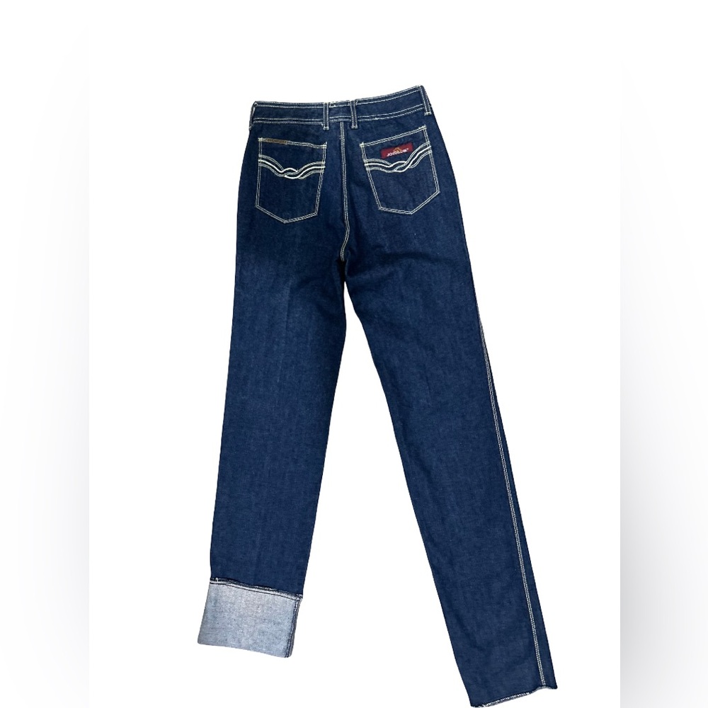 Vintage 1980s Jordache Dark Denim High Waisted Jeans - Picture 4 of 12